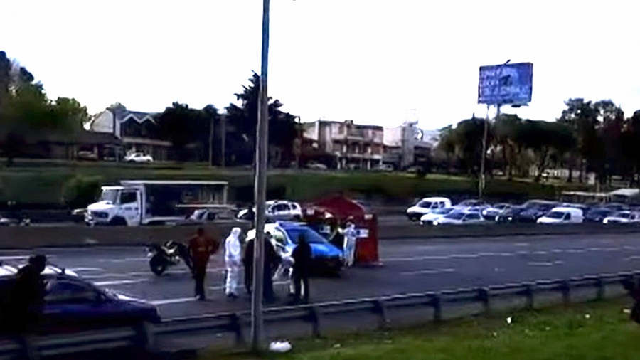 Choque y muerte en Saavedra.
