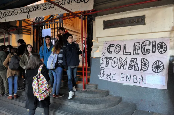 protesta estudiantil en Caba