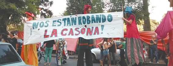 movilización en parque avellaneda