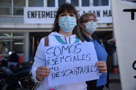 Nuevo reclamos de enfermeros.