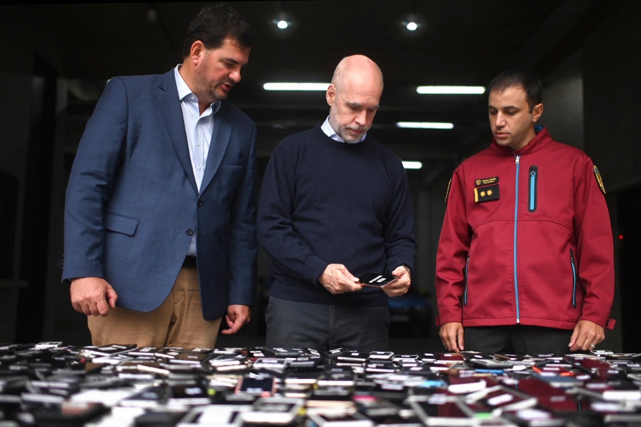 Se recuperaron 1.600 celulares robados